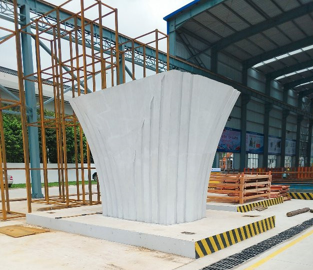 สำนักสะพานรถไฟจีน เซินเจิ้น New Town Interchange Project ท่าเรือสำเร็จรูป